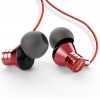 AIWA STEREO 3,5MM IN-EAR WITH REMOTE AND MIC RED