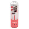 AIWA STEREO 3,5MM IN-EAR WITH REMOTE AND MIC RED