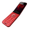 AIWA SLIM BT CLAMSHELL FLIP-STYLE DUAL SIM PHONE RED