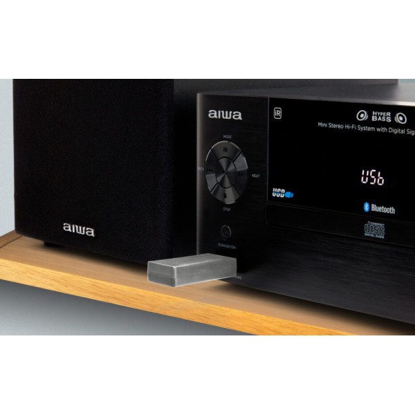 AIWA MINI HI-FI STEREO BT5.0 SYSTEM RMS 50W