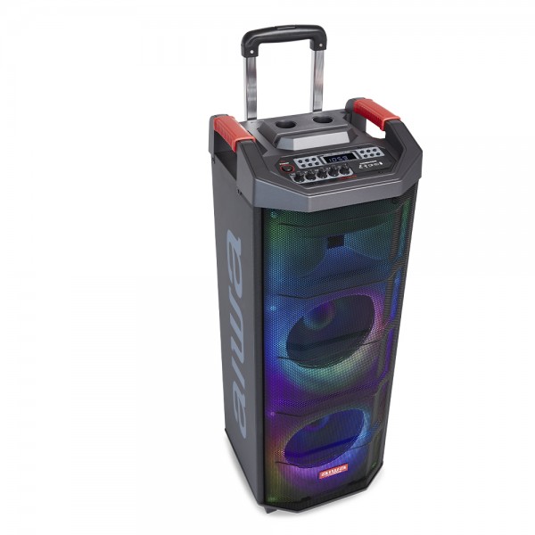 AIWA PORTABLE TWS TROLLEY PARTY SPEAKER RGB LIGHTING RMS 90W