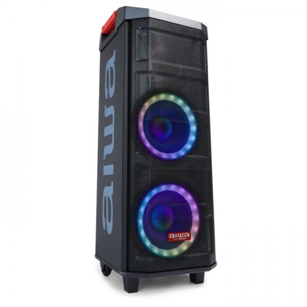 AIWA PORTABLE TWS TROLLEY PARTY SPEAKER RGB LIGHTING RMS 80W