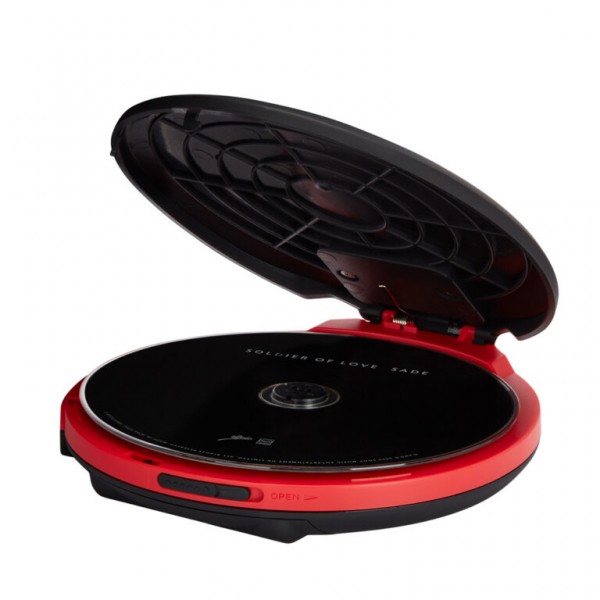 AIWA PORTABLE CD PLAYER WITH EARPHONES RED