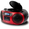 AIWA PORTABLE CD/MP3/USB/TAPE/BT WITH FM PLL RADIO RED