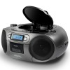 AIWA PORTABLE CD/MP3/USB/TAPE/BT WITH FM PLL RADIO GREY