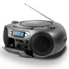 AIWA PORTABLE CD/MP3/USB/TAPE/BT WITH FM PLL RADIO GREY