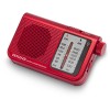 AIWA POCKET AM/FM RADIO WITH DUAL ANALOG TUNER RED