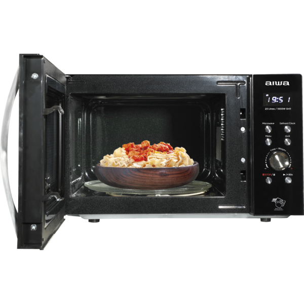 AIWA GLASS DIGITAL MICROWAVE OVEN WITH GRILL 23L 800W