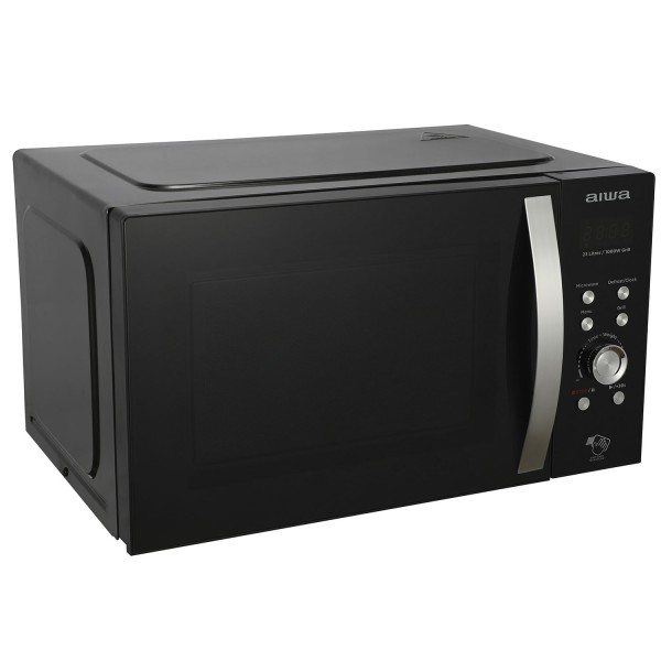 AIWA GLASS DIGITAL MICROWAVE OVEN WITH GRILL 23L 800W