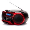 AIWA PORTABLE CD/MP3 PLAYER WITH DAB+ RED