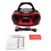 AIWA PORTABLE CD/MP3 PLAYER WITH DAB+ RED