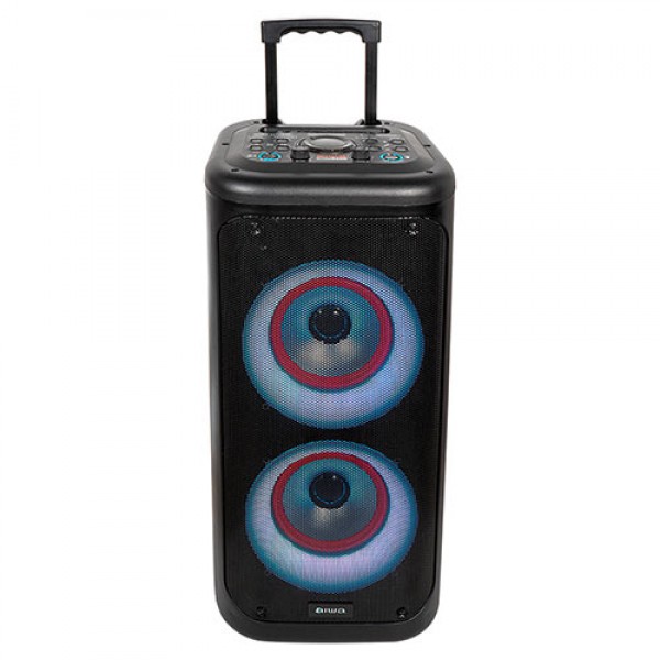 AIWA HIGH-POWER HYPERBASS PARTY TROLLEY SPEAKER