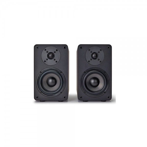 AIWA PASSIVE HIFI BOOKSHELF SPEAKERS BLACK