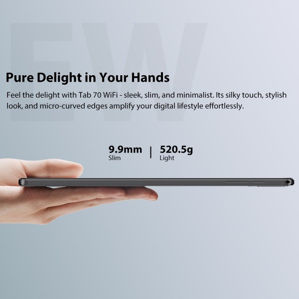 BLACKVIEW QUAD-CORE TABLET 10.1' (4GB+64GB) TAB70 WIFI ANDROID 13 GREY