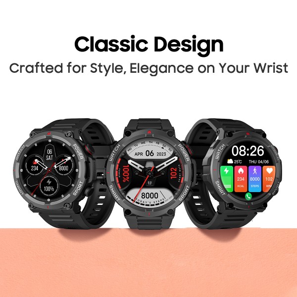 BLACKVIEW BT5.0 SPORT SMARTWATCH BLACK