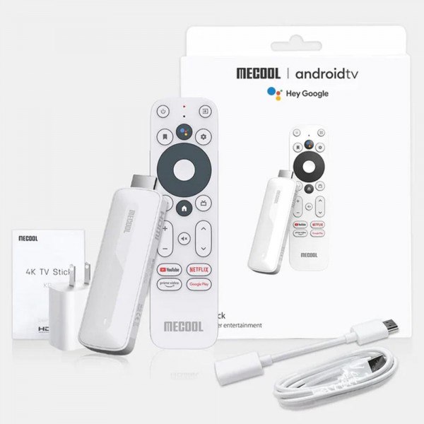 MECOOL 1080P ANDROID 11 TV STICK 1+8GB WHITE