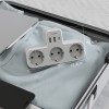 TESSAN 6 IN 1 WALL SOCKET 3xSCHUKO, 2xUSB, 1xTYPE-C