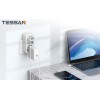 TESSAN 6 IN 1 WALL SOCKET 1xSCHUKO, 1xEU SOCKET ,3xUSB, 1xTYPE-C