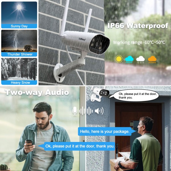 SRIHOME WIFI OUTDOOR SMART CAMERA 4MP