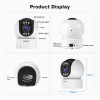 SRIHOME 5G WIFI INDOOR PTZ CAMERA 5x OPTICAL ZOOM 4MP