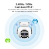 SRIHOME 5G DUAL BAND WIFI WATERPROOF DOME CAMERA 4MP HD