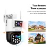 SRIHOME DUAL LENS PANORAMIC MONITORING IP CAMERA 2MP+2MP HD