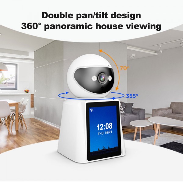 SRIHOME VIDEO CALLING SMART CAMERA 2MP WITH 2.8' DISPLAY SCREEN