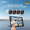 SRIHOME 5MP HD WIRELESS NVR WITH 4 IP CAMERAS & TOUCH SCREEN