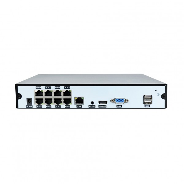 SRIHOME 4K(8MP)  8-CHANNEL PoE NETWORK VIDEO RECORDER