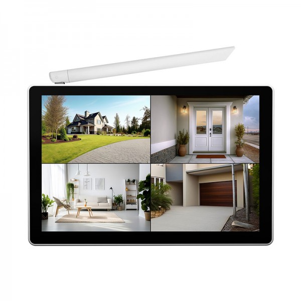 SRIHOME 5MP HD WIRELESS NVR WITH 4 IP CAMERAS & TOUCH SCREEN