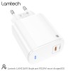 LAMTECH FAST CHARGING AND DATA CABLE TYPE-C TO LIGHTNING 1M 27W WHITE