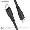 LAMTECH HIGH POWER CABLE USB TO TYPE-C 1M 100W WHITE