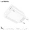 LAMTECH FAST CHARGING AND DATA CABLE TYPE-C TO LIGHTNING 1M 27W WHITE