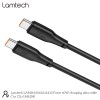 LAMTECH HIGH POWER CABLE USB TO TYPE-C 1M 100W WHITE