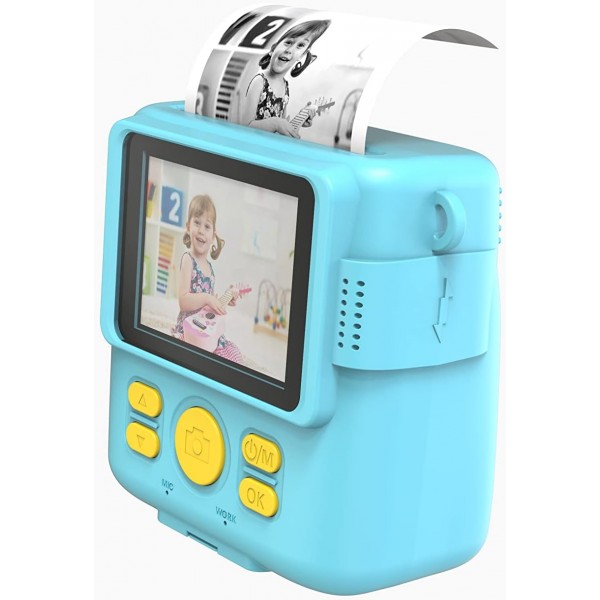 LAMTECH KID INSTANT CAMERA WITH FLASH BLUE