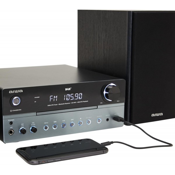 AIWA MICRO HI-FI SYSTEM BT5.0 RMS 50W