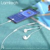 LAMTECH TYPE-C MOBILE EARPHONES WITH MICROPHONE WHITE