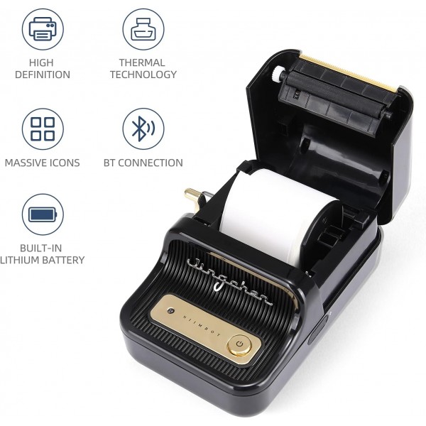 NIIMBOT THERMAL LABEL PRINTER B21S 2-INCH BLACK