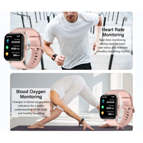 BLACKVIEW MULTI-FUNCTIONAL SMARTWATCH PINK