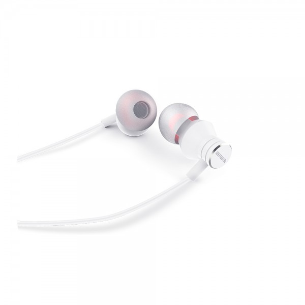 AIWA STEREO TYPE-C IN-EAR WITH REMOTE AND MIC WHITE