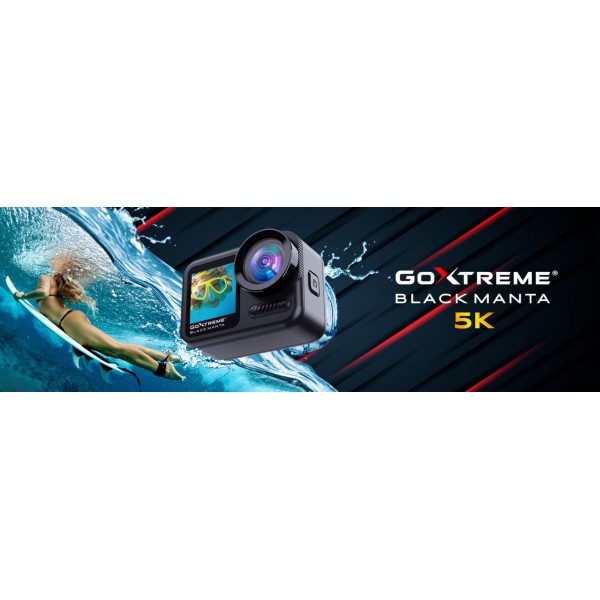 GOXTREME 5K DUAL SCREEN BLACK MANTA