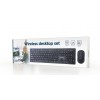 GEMBIRD WIRELESS DESKTOP SET US LAYOUT BLACK