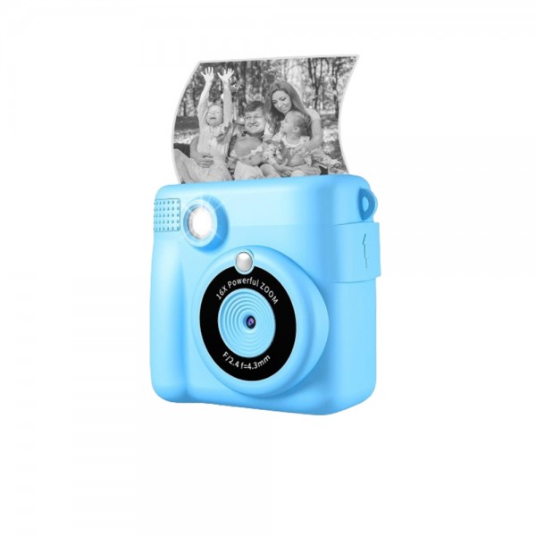 LAMTECH KID INSTANT CAMERA WITH FLASH BLUE