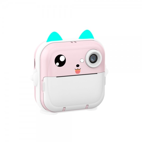 LAMTECH BLUETOOTH KID INSTANT CAMERA WHITE/PINK