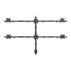 SBOX TABLE STAND FOR 6 MONITORS 17'-32' VESA 100x100 MAX