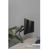 GEMBIRD DESK MOUNTED ADJUSTABLE DOUBLE MONITOR ARM SPACE GREY