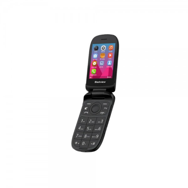 BLACKVIEW 4G DUAL-SCREEN FLIP PHONE (48MB+128MB) MIDNIGHT BLACK