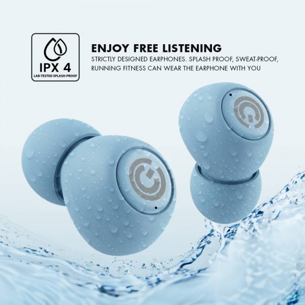 SONICGEAR ENC BT5.4 EARPUMP TWS JEWEL 2 LIGHT BLUE