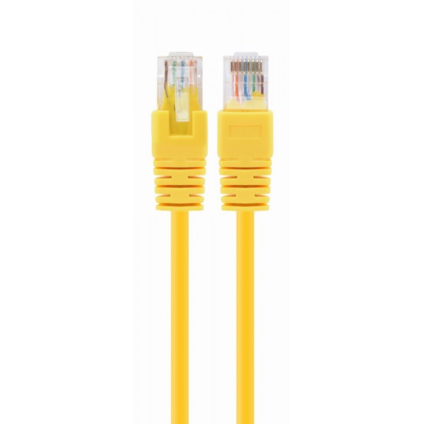 CABLEXPERT CAT5e UTP PATCH CORD YELLOW 0,5M