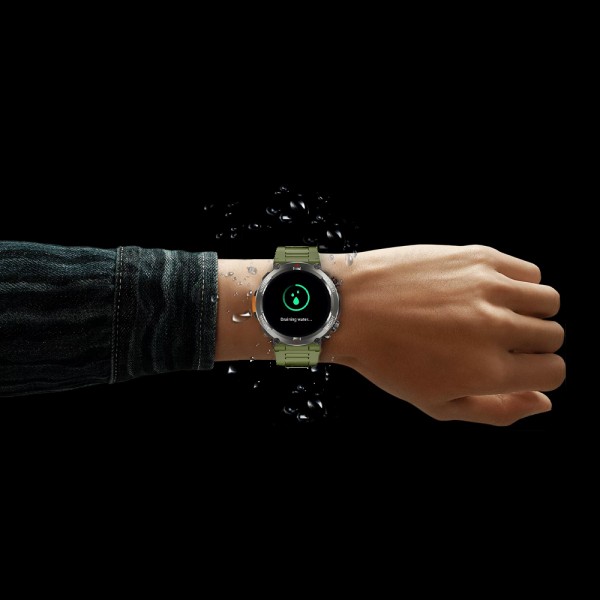 BLACKVIEW MULTI-FUNCTION SMARTWATCH WITH FLASH LIGHT AND GR MENU GREEN